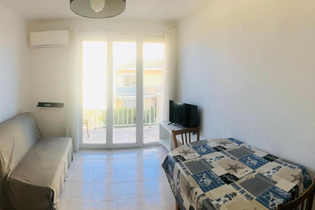 Situation Ideale F2, 2 Eme Ligne,Climatise, Plage Палава-ле-Фло Экстерьер фото